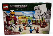 LEGO Minecraft Movie 21273 The Ghast Balloon Village Attack Building Set 555PCS