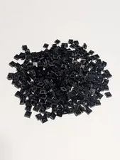 LEGO Replacement 3024 Parts (330pcs) Plate 1 x 1 - Black