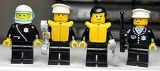 LEGO Town 6540 Pier Police MINIFIGURES ONLY Mini Figure Cops Officer Classic Fig