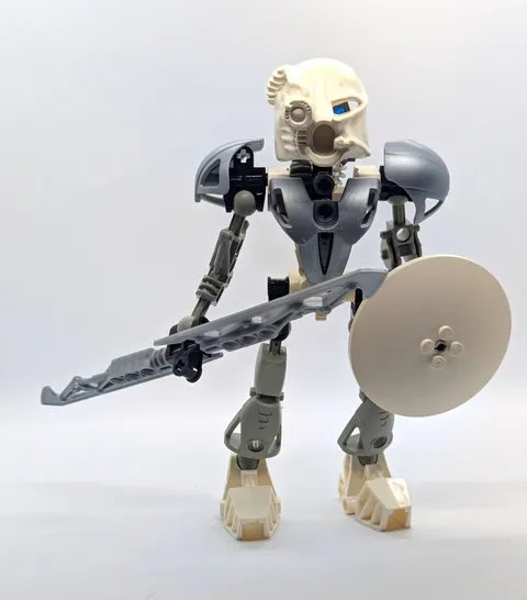 LEGO BIONICLE Toa Nuva Kopaka 8605 Complete, No Box Or Manuy
