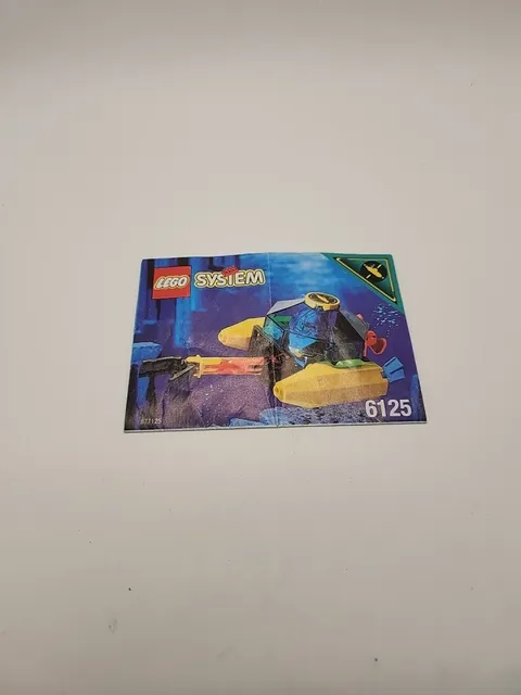 Lego Aquazone Sea Sprint 9 (6125) Instruction Booklet Only