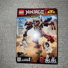 LEGO NINJAGO Legacy The Samurai Mech 70665 Complete Set Minifigures & Box
