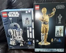 LEGO Star Wars: C3PO (75398) and R2-D2 (75379) bundle set