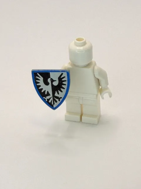 Lego Minifigure Shield Triangular Black and White Falcon 3846px9