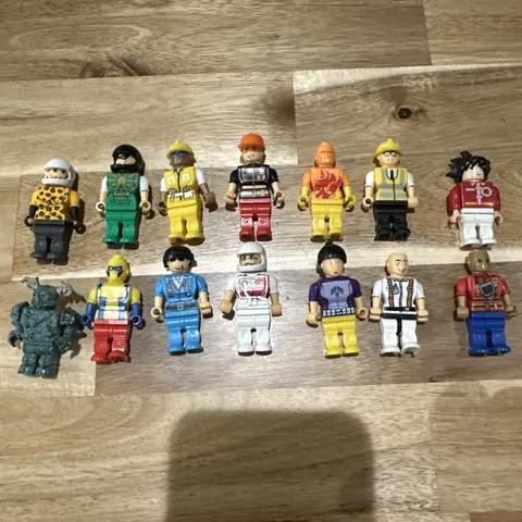 Lot of 14 Mixed Building Block Mini Figures LEGO Compatible Custom Figures