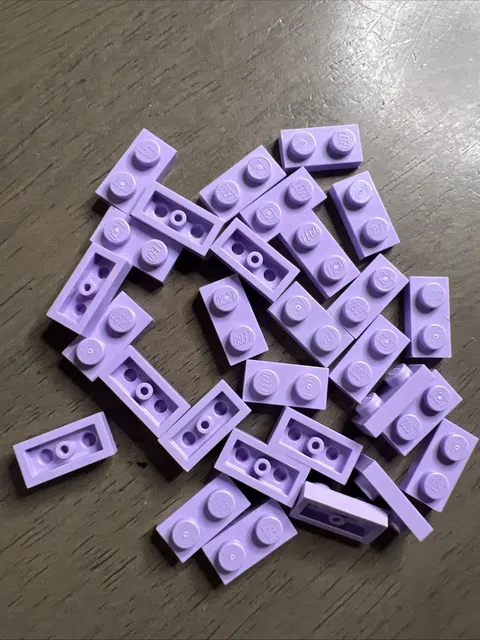 LEGO 3023 Lavender Plate 1x2 - 29 Pieces