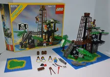 Vintage LEGO Pirates Forbidden Island 6270 Incomplete with Extras