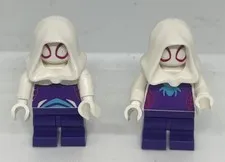 LEGO Super Heroes Ghost-Spider (Gwen Stacy) TWO Minifigures Both Shown Included