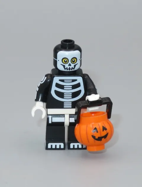 LEGO Skeleton costume pumpkin Collectible series 14 minifigure Halloween