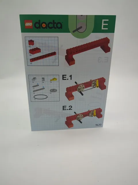 Lego Dacta E 9630 Manual 1997
