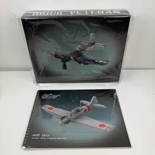 BrickVeteran Custom LEGO Set F4U-1A VMF-214 NIB w/ A6M2 Zero Instructions Sealed