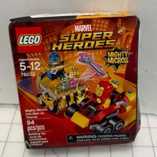 LEGO 76072 Iron Man vs. Thanos Marvel Super Heroes Mighty Micros New DMG PKG #A2
