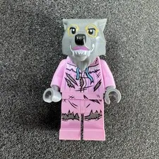 LEGO Big Bad Wolf pink outfit Little Red Riding Hood minifigure Lego Idea042