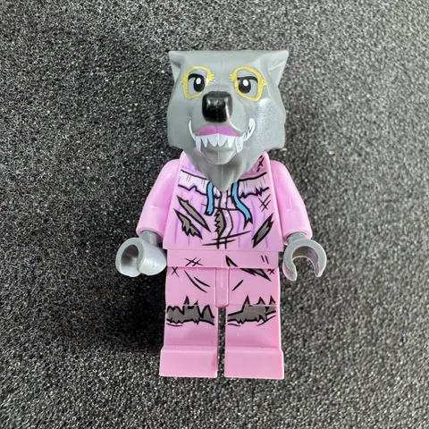 LEGO Big Bad Wolf pink outfit Little Red Riding Hood minifigure Lego Idea042