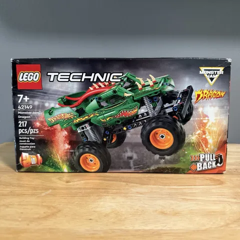 Lego 42149 Technic Monster Jam Dragon -New/Sealed w/ Box Damage