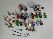 LEGO Castle Knights Minifigures LOT Knights Kingdom Forestmen Accessories