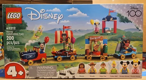 LEGO Disney Celebration Train 43212 NEW Sealed Retired Mickey Minnie Pirate Sail