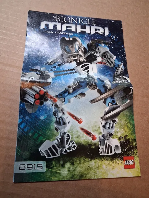 Lego Bionicle Mahri Toa Matoro Instruction Manual No Bricks Wear 8912