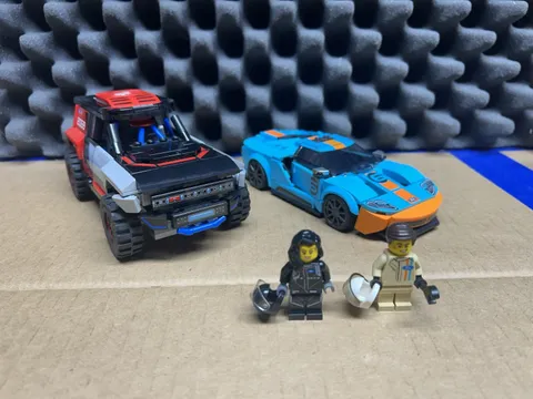 LEGO Speed Champions 76905 Ford GT Heritage Edition & Bronco R NO BOX RARE