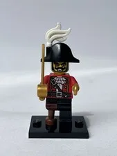 LEGO Pirate Captain Minifigure 8833 Collectible Series 8, 8cm