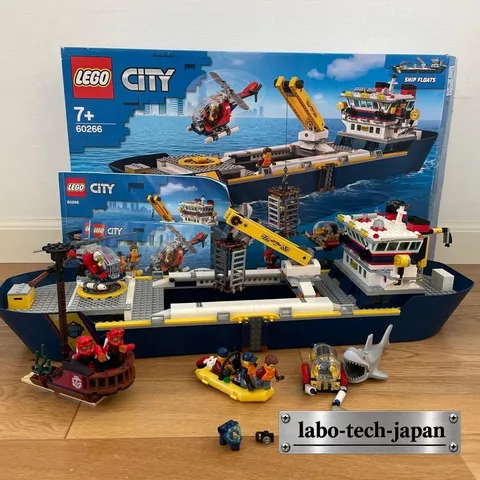 LEGO City Ocean Exploration Ship 60266 Boat Building Toy Floats on Water japan