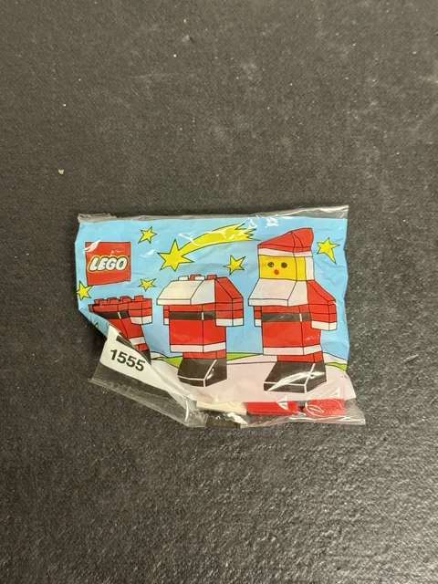 Vintage LEGO Basic Santa Claus #1555 New Sealed Package 1986