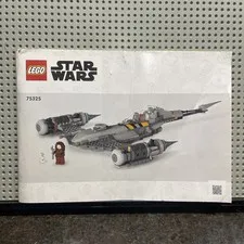 Lego 75325 The Mandalorian N-1 Star Fighter Instructions/Manual Booklet ONLY