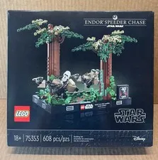 LEGO 75353 Star Wars: Endor Speeder Chase Diorama. Sealed And Ships Free!