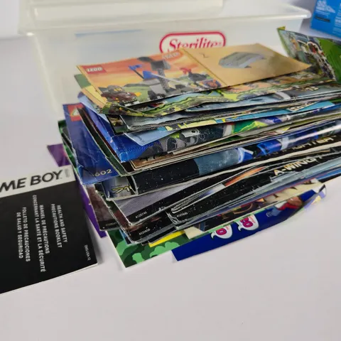 HUGE Bulk LEGO Instruction Manuals Lot