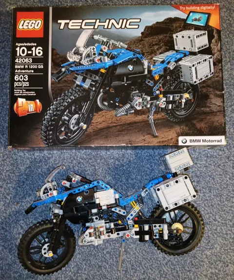 *Used* Lego 42063 BMW 40th Anniversary Of Technic *With Box* No Instructions