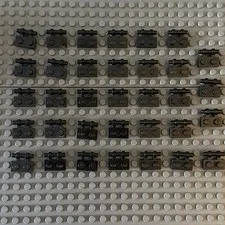 Lego Lot Black Plate Modified 1x2 with Handle 2540 (lot of 34)