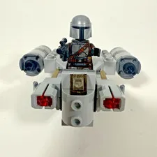LEGO Star Wars The Mandalorian N-1 Starfighter Microfighter 75363 Kids Grey Set