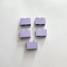 LEGO 3004 Lavender Purple Brick 1 x 2 (x5)