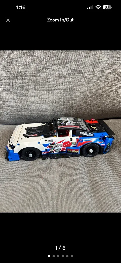 Lego Technic 42153 NASCAR Next Gen Chevrolet Camaro ZL1 Assembled