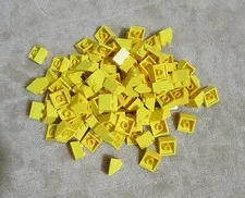 LEGO Slope 45 2x2 Yellow no. 3039 (Qty 100) *NEW*