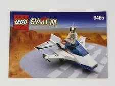 1999 LEGO Town: Space Port Jet (6465) Manual Only (No lego)