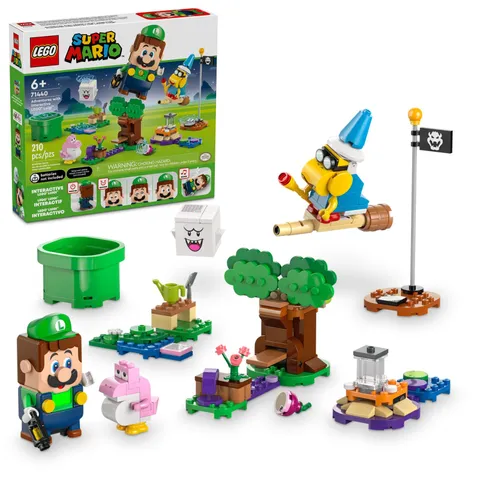 LEGO Super Mario Adventures with Interactive Luigi Toy Multicolor