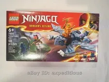 NEW LEGO SET 71810 NINJAGO YOUNG DRAGON RIYU ARIN SORA WOLF MASK WARRIOR 132 PCS