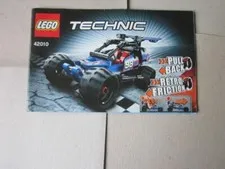 Lego Technic Building Instructions Instruction 42010 Pull Back Retro Friction