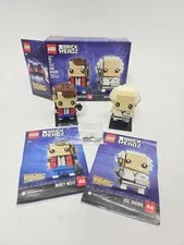 LEGO Back to The Future Brickheadz Marty McFly And Doc Brown READ