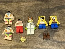 Lego Spongebob Squarepants Minifigure Lot W/ Sandy Cheeks Patrick Incomplete