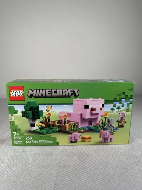 LEGO Minecraft 21268 The Baby Pig House Complete Set 238 pcs Ages 7+ Box NEW