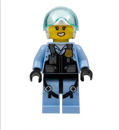 LEGO City (cty1208) ROOKY PARTNUR - POLICE PILOT Minifigure From Advent #60268