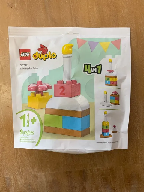 LEGO DUPLO Celebration Cake 30712 NEW Sealed Ages 18M+ Party Favor Birthday