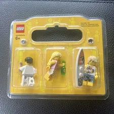 Lego Minifigure 3-Pack #852766 Surf Board, Doctor, Beach Drinker - New 4570203