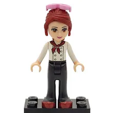 LEGO Friends Mia frnd0050 Minifigure w/ Sunglasses Set 41006 Downtown Bakery