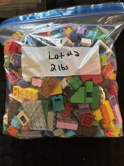 Assortment Lego Blocks 2 Pounds
