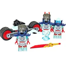 Lego Ninjago Spectral Dragonian Minifigure Parts Lot Reveal Blade & Motorcycle