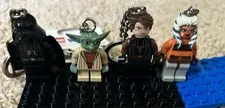 LEGO Star Wars keychain lot of 4 Anakin Ahsoka Yoda and Vader