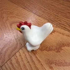 Lego Duplo White Chicken Hen Rooster For Farm Farmer House Animal Zoo